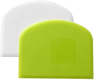 Grattoir à pâte en plastique de qualité alimentaire auretti, grattoir en plastique flexible