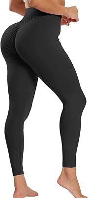Leggings taille haute pour femmes, pantalons de yoga froissés, collants de contrôle du