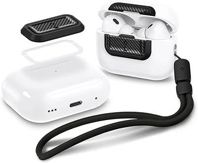Spigen lock fit secure compatible avec airpods pro 2 - sangle de suspension