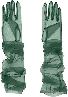 Gants longs en tulle pour femmes pour les mariages, gants longs