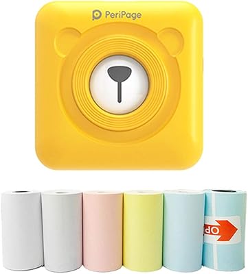 Mini-imprimante thermique de poche portable gipodore pour photos papier 58 mm, imprimantes bluetooth