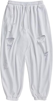 Wesbr pantalons de survêtement pour hommes, pantalons de survêtement hip-hop pour hommes streetwear