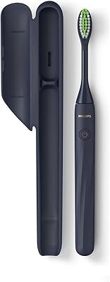 Brosse à dents électrique philips bleu nuit pile unique modèle hy1100 04