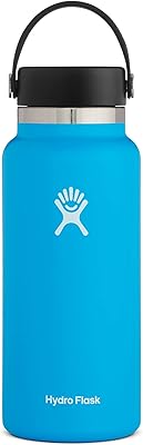 Bouteille d'eau hydro flask avec couvercle flexible à large ouverture - réutilisable