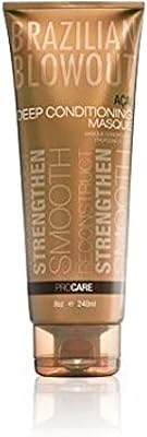 Masque d'hydratation profonde à l'açaï blowout brésilien pour unisexe - 236 ml