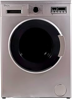 Lave-linge automatique termim, capacité 7 kg, avec porte noire élégante, puissance 1000 tr/min