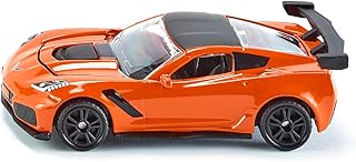 Seiko 1534, chevrolet corvette zr1, orange/noir, capot ouvert, voiture jouet pour enfants