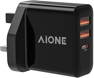 Chargeur usb c ionus 30w prise de chargeur usb 3 ports multi usb