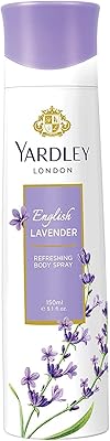 Spray corporel rafraîchissant anglais au parfum de lavande 150 ml de yardley