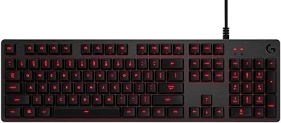 Clavier de jeu mécanique rétroéclairé logitech g 413 avec port usb - carbone