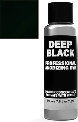 Pigments d'anodisation professionnels pour l'aluminium | noir e-cro | noir clair à riche
