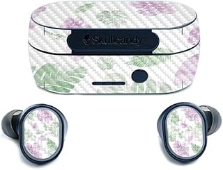 Peau en fibre de carbone mightyskins pour écouteurs sans fil skullcandy sesh
