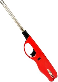 Briquet de cuisine à gaz réglable avec bouteille de recharge de gaz, paquet