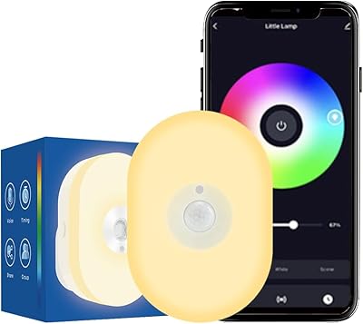 Veilleuse led intelligente wanti avec capteur de mouvement pir avec connexion wi-fi