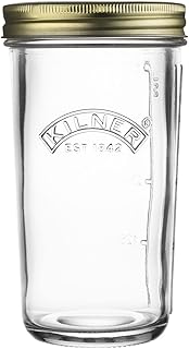 Pot kilner à large ouverture 0,5 l, 9 x 9 x 16,5 cm
