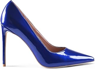 Escarpins à talons hauts de 4 pouces pour femmes avec bout fermé