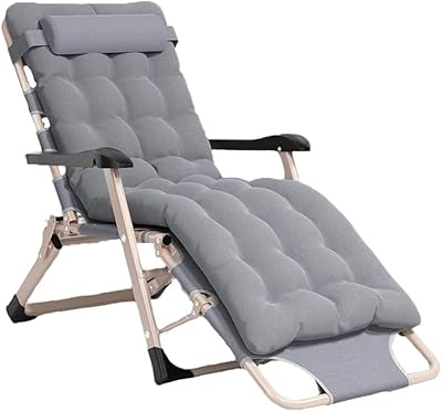 Chaise longue portable pliable pour intérieur et extérieur, chaise de patio réglable