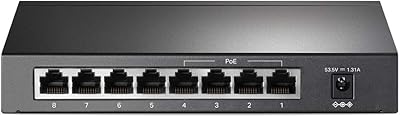 Switch tp-link gigabit 8 ports et poe 4 ports pour ordinateur de bureau