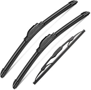 Ensemble de 3 essuie-glaces pour chevrolet trailblazer 2002-2006, chevrolet trailblazer ext 2002-2006, balais