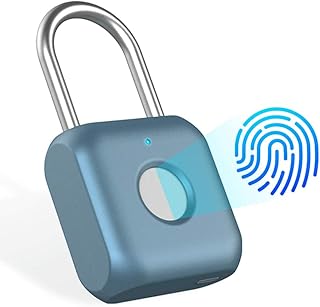 Serrure intelligente étanche à empreintes digitales sans clé avec port de chargement usb