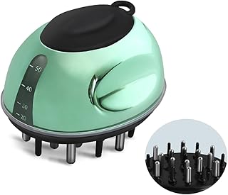 Mejzhexin flacon diffuseur d'huile capillaire avec masseur de cuir chevelu - flacon distributeur