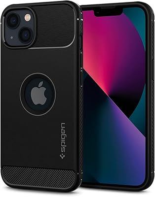 Coque de protection spigen rugged armor conçue pour iphone 13 mini - noir