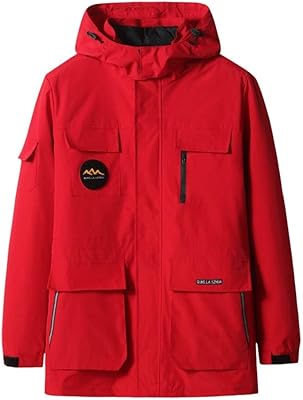 Veste surdimensionnée de travail pour hommes d'hiver extra large avec doublure
