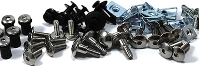 Speedy fasteners sv650 2003-2010 kit complet de boulons de carénage et d'écran