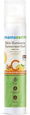 Crème solaire mamaearth skin illuminate avec gel spf 50 avec vitamine c