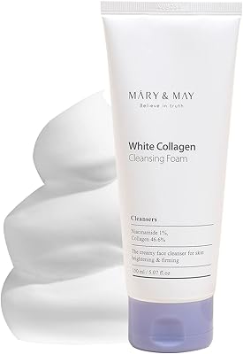 Mousse nettoyante au collagène blanc mary & may nettoyant crémeux pour le visage. Révolutionnez votre façon d'acheter avec Diaytar