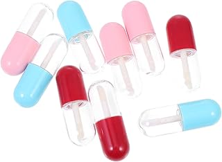 Supfox 9 pièces tubes de brillant à lèvres vides contenants de baume