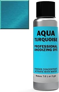 Pigments d'anodisation professionnels pour aluminium | turquoise e-plus | turquoise clair à riche