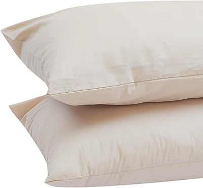 Ensemble de housses de coussin en percale de coton 100 % coton 180