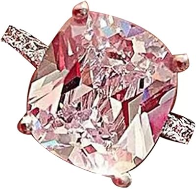 Bague de fiançailles classique à quatre griffes en zircone cubique 3a blanche, diamant