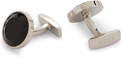 Boutons de manchette boss pour hommes taille unique noir 1 unique