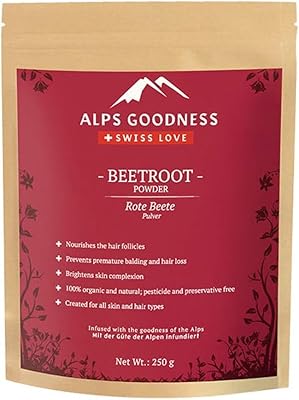 Poudre de betterave alps goodness pour la peau et les cheveux, 250 g | poudre 100 % naturelle | hydrate et nourrit les cheveux et la peau | sans produits chimiques, sans conservateurs, sans pesticides. Votre centre commercial virtuel au Sénégal : Diaytar