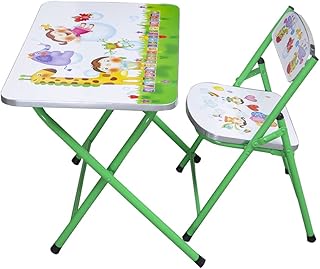 Ensemble table et chaises pour enfants wt easy care | meubles bleus