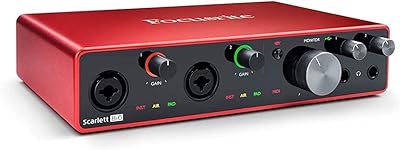 Interface audio usb focusrite 8i6 (3e génération) avec outils professionnels | premier ams-scarlett-8i6-3g