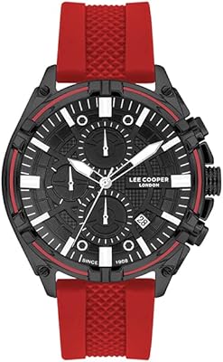 Montre multifonction à cadran noir pour homme - lc07545.658, noir