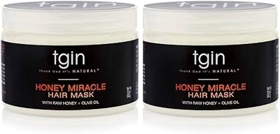 Masque capillaire teigen honey miracle, 12 oz (paquet de 2) pour cheveux naturels