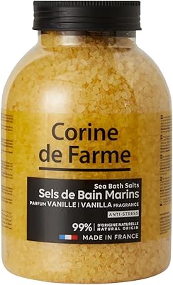 Sels de bain anti-stress naturels corinne de frame à la vanille, 1,3 kg