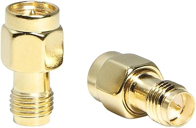 Prise à broche sma mâle vers rp-sma femelle 2 pièces vers adaptateur rf
