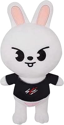 Jouet en peluche lapin blanc mignon, poupée en peluche douce pour enfants adultes