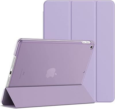 Étui jetech pour ipad (9,7 pouces, modèle 2017/2018, 6e/5e génération), veille/réveil automatique (violet