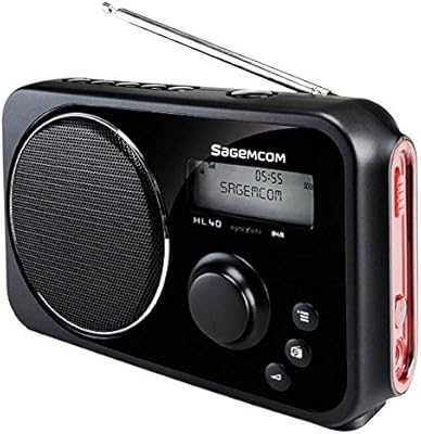 Radio stéréo portable dab et fm rds sagemcom hl40 - alimenté par batterie