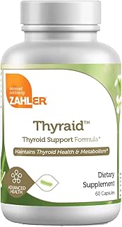 Complément alimentaire zahler avec iode et tyrosine aide à la santé et au