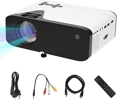 Icam mini portable hd 1080p projecteur support 4500 lumens vidéoprojecteur haut-parleur intégré télécommande