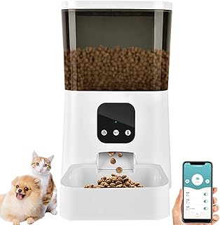 Distributeur automatique de nourriture pour animaux et chiens avec contrôle par application wi-fi
