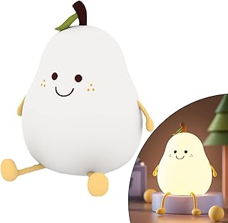 Onshun jolie veilleuse led en forme de poire avec jambes rechargeable par usb à intensité variable pour les tout-petits filles garçons chambre lampe de chevet sans fil 7 couleurs à piles. Diaytar Sénégal : Parce que chaque FCFA compte