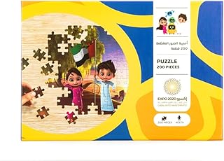 Puzzle mascotte de l'expo 2020 de dubaï conçu par les émirats arabes unis